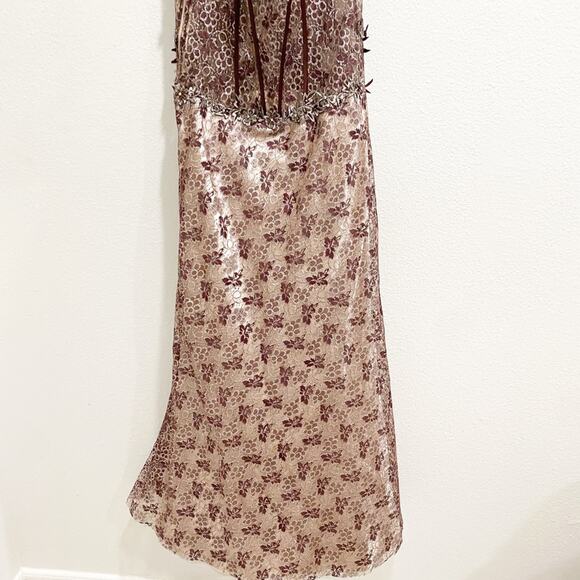 Cinderella Divine Brown Lace Corset Formal Dress size 6 - Picture 8 of 10